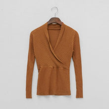 Load image into Gallery viewer, Sexy Winter Knitted Sweater V Neck Cashmere Sweater Female 2019 Women Sweaters And Pullovers Autumn Long Sleeve Sweater Jumper
