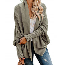 Load image into Gallery viewer, 2019 winter new women sweaters casual batwing sleeve kintted winter women cardigan ladies tops fashion clothes pull femme