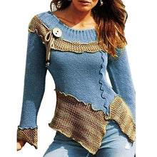 Load image into Gallery viewer, Stylish Bar Plus Size 5XL Winter Asymmetric Buttons Tops Tunic Sweater Women Warm Long Sleeve Knitted Pullover Sweaters Jumper