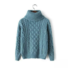 Load image into Gallery viewer, Women's Turtleneck Pullover 2019 Autumn Sweaters Women Casual Knitted O-Neck Striped Femme Women Sweaters
