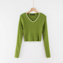 Load image into Gallery viewer, Fall 2019 crop sweater kawaii cute sweaters knitted sweater pink women winter clothes women pullover sweater sexy tops
