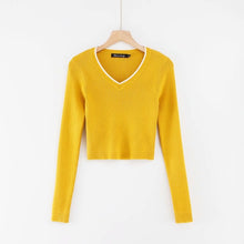 Load image into Gallery viewer, Fall 2019 crop sweater kawaii cute sweaters knitted sweater pink women winter clothes women pullover sweater sexy tops
