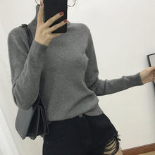 Load image into Gallery viewer, 2020 Cashmere Sweater Women Turtleneck Women's Knitted Turtleneck Winter Cashmere Sweater For Women Warm Sweaters Female
