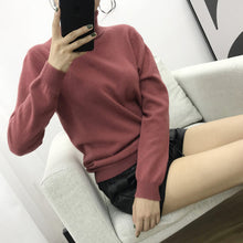 Load image into Gallery viewer, 2020 Cashmere Sweater Women Turtleneck Women's Knitted Turtleneck Winter Cashmere Sweater For Women Warm Sweaters Female
