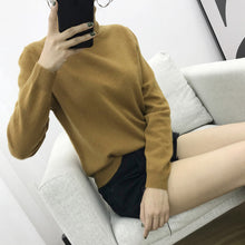 Load image into Gallery viewer, 2020 Cashmere Sweater Women Turtleneck Women's Knitted Turtleneck Winter Cashmere Sweater For Women Warm Sweaters Female
