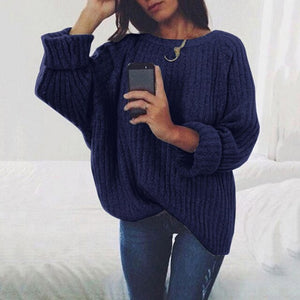 Simenual sweaters fashion 2018 women clothing loose casual solid pullovers knitwear autumn winter sweater ladies jumper 7 colors